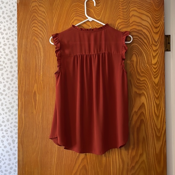 Loft Ruffle Cap Sleeve Top - Picture 2 of 6